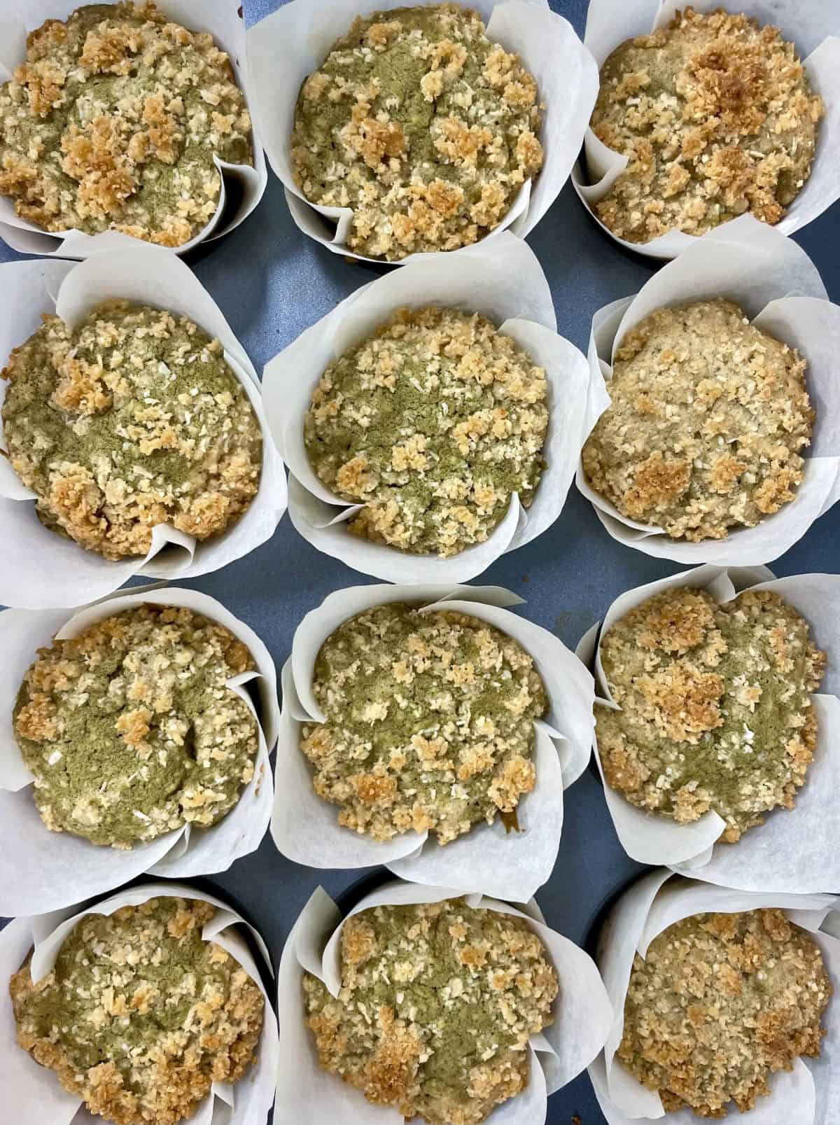 Muffins Matcha & Coco